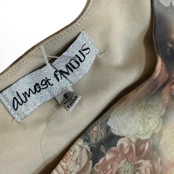 Almost Famous Mesh Angel Cherub Print Maxi Dress - Picture 8 of 8